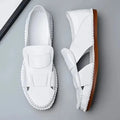 mens casual comfy foot sandal white