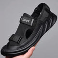 MENS ORTHOPAEDIC BLACK SANDALS